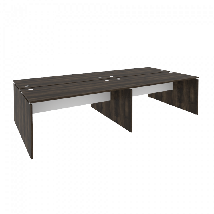 Onix Рабочая станция O.D.RS-4.4.7 Дуб Мали/Белый Бриллиант 3160*1475*750