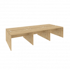 Onix Рабочая станция O.D.RS-6.2.7 Тиквуд Светлый 3540*1475*750