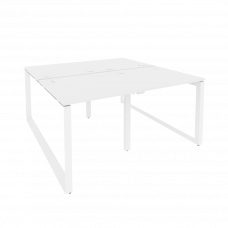 Onix Рабочая станция на О-образном м/к O.MO-D.RS-4.0.8 Белый Бриллиант/Металл Белый 1560*1635*750