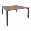 Onix Рабочая станция на П-образном м/к O.MP-D.RS-2.4.8 Дуб Аризона/Металл Антрацит 1580*1635*750