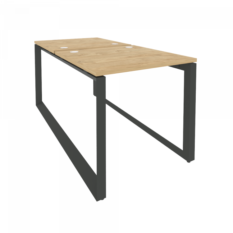 Onix Рабочая станция на О-образном м/к O.MO-D.RS-2.0.8 Тиквуд Светлый/Металл Антрацит 780*1635*750
