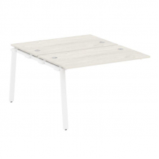 Metal System Проходной элемент рабочей станции на А-образном м/к БА.ПРС-СП-2.2 Дуб Наварра/Металл Бе