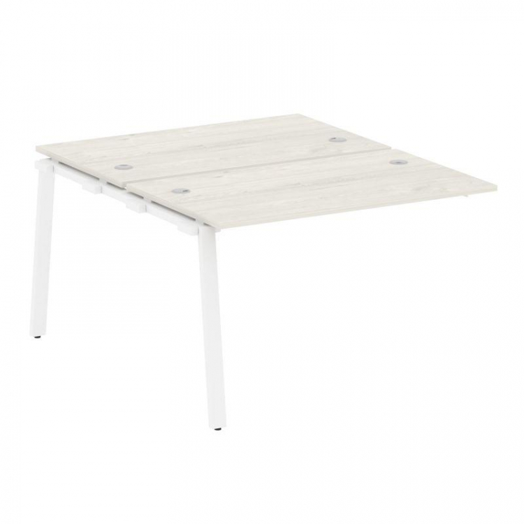 Metal System Проходной элемент рабочей станции на А-образном м/к БА.ПРС-СП-2.2 Дуб Наварра/Металл Бе