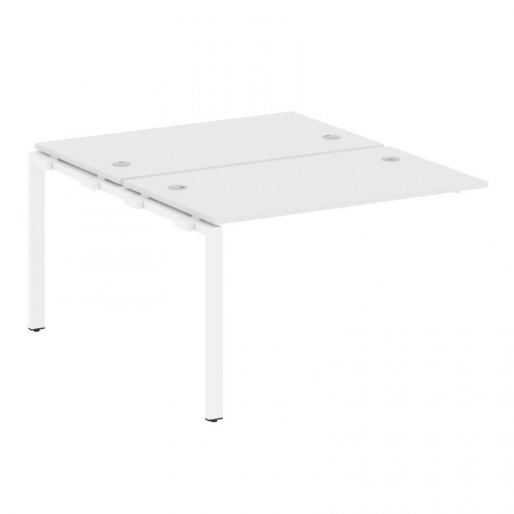 Metal System Проходной элемент рабочей станции на П-образном м/к БП.ПРС-СП-2.2 Белый/Металл Белый 12