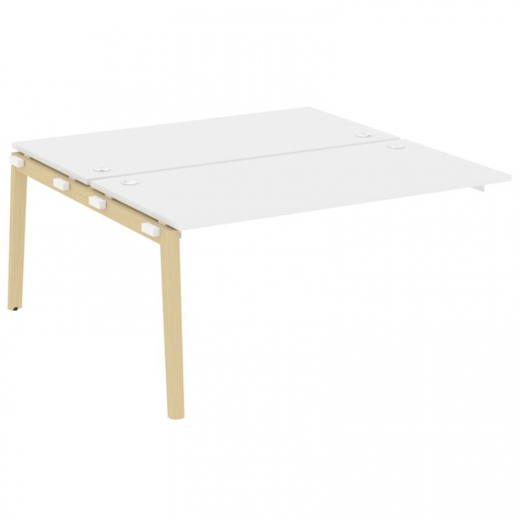 Onix Wood Наборный эл. раб. станции OW.2.NRS-4.8 Белый Бриллиант/Дуб Светлый/Металл Белый 1580*1635*