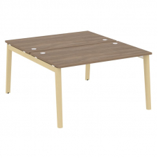 Onix Wood Рабочая станция OW.D.RS-2.3.8 Дуб Аризона/Дуб Светлый/Металл Белый 1380*1635*750