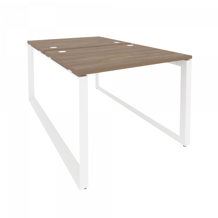 Onix Рабочая станция на О-образном м/к O.MO-D.RS-2.1.8 Дуб Аризона/Металл Белый 980*1635*750