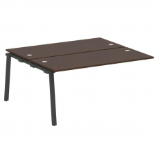 Metal System Проходной элемент рабочей станции на А-образном м/к БА.ПРС-СП-2.4 Венге Цаво/Металл Ант