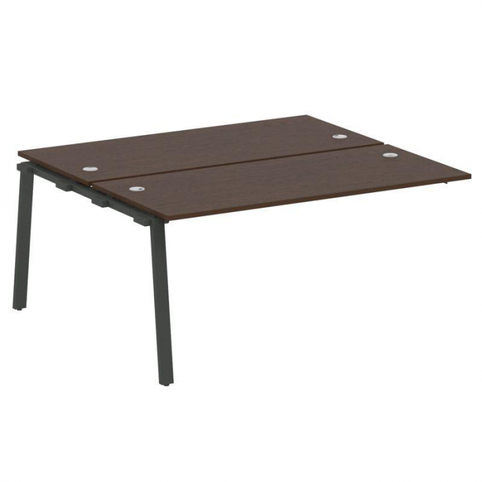 Метал Систем Проходной элемент рабочей станции на А-образном м/к БА.ПРС-СП-2.4 Венге Цаво/Металл Ант