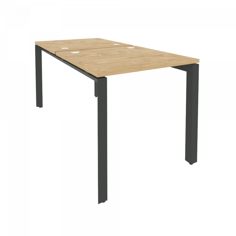 Onix Рабочая станция на П-образном м/к O.MP-D.RS-2.0.8 Тиквуд Светлый/Металл Антрацит 780*1635*750