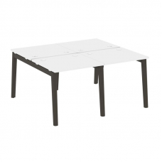 Onix Wood Рабочая станция OW.D.RS-4.0.7 Белый Бриллиант/Дуб Темный/Металл Антрацит 1560*1475*750