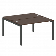 Metal System Quattro Рабочая станция на П-образном м/к 50БП.РАС-СП-2.3 Венге Цаво/Металл Антрацит 14