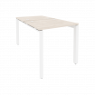 Onix Рабочая станция на П-образном м/к O.MP-D.RS-2.0.7 Денвер Светлый/Металл Белый 780*1475*750