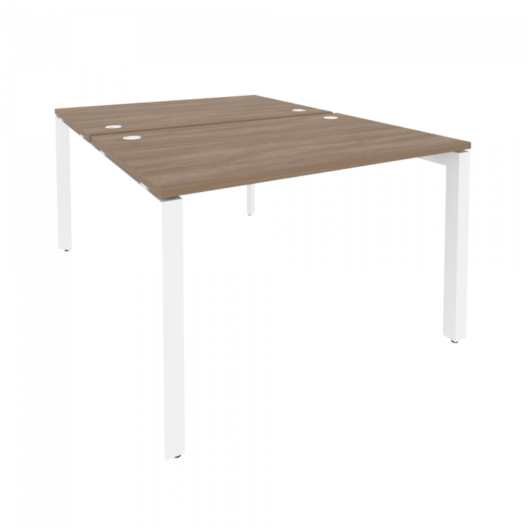 Onix Рабочая станция на П-образном м/к O.MP-D.RS-2.2.8 Дуб Аризона/Металл Белый 1180*1635*750