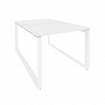 Onix Рабочая станция на О-образном м/к O.MO-D.RS-2.1.7 Белый Бриллиант/Металл Белый 980*1475*750