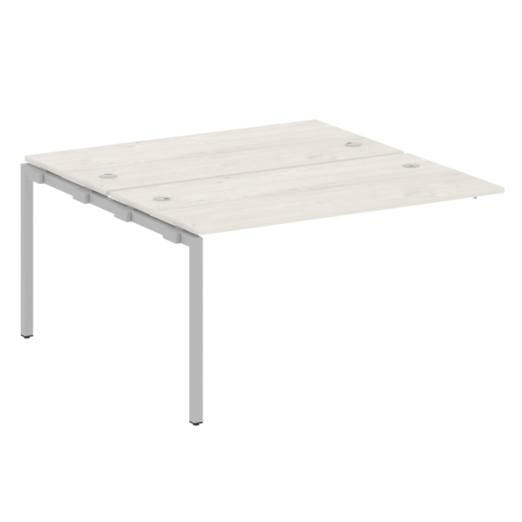 Metal System Quattro Проходной элемент рабочей станции на П-образном м/к 40БП.ПРС-СП-2.3 Дуб Наварра