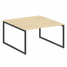 Metal System Quattro Рабочая станция на О-образном м/к 40БО.РАС-СП-2.3 Акация Лорка/Металл Антрацит