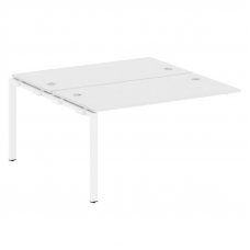 Metal System Проходной элемент рабочей станции на П-образном м/к БП.ПРС-СП-2.3 Белый/Металл Белый 14