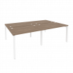 Onix Рабочая станция на П-образном м/к O.MP-D.RS-4.2.8 Дуб Аризона/Металл Белый 2360*1635*750