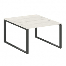 Metal System Рабочая станция на О-образном м/к БО.РАС-СП-2.2 Дуб Наварра/Металл Антрацит 1200*1475*7