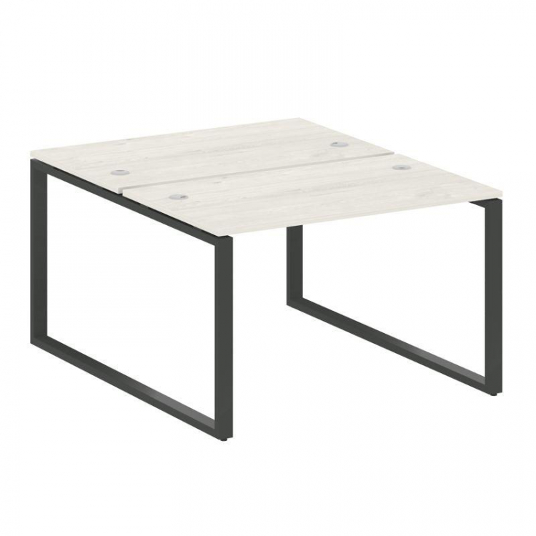 Metal System Рабочая станция на О-образном м/к БО.РАС-СП-2.2 Дуб Наварра/Металл Антрацит 1200*1475*7