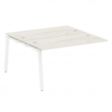 Metal System Проходной элемент рабочей станции на А-образном м/к БА.ПРС-СП-2.3 Дуб Наварра/Металл Бе