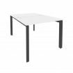 Onix Рабочая станция на П-образном м/к O.MP-D.RS-2.1.7 Белый Бриллиант/Металл Антрацит 980*1475*750