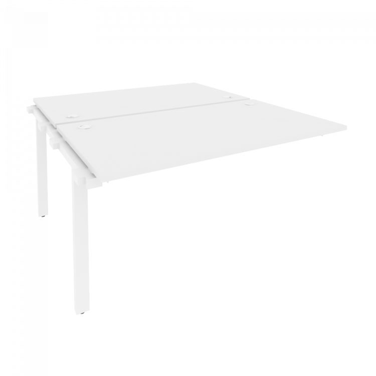 Onix Наборный элемент рабочей станции на м/к O.M-2.NRS-3.8 Белый Бриллиант/Металл Белый 1380*1635*75