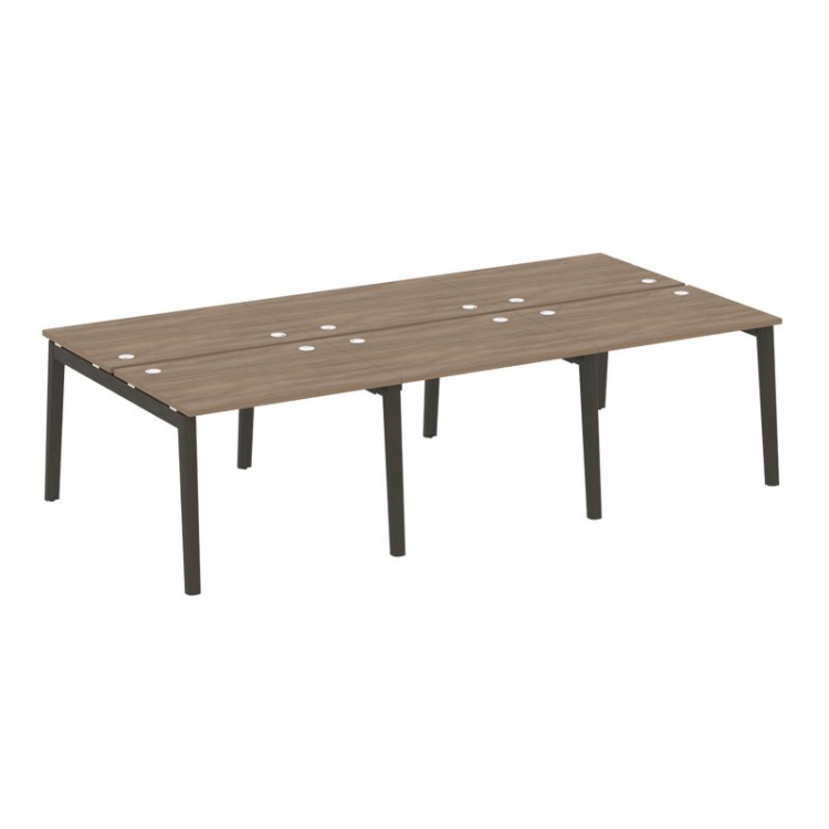 Onix Wood Рабочая станция OW.D.RS-6.1.7 Дуб Аризона/Дуб Темный/Металл Антрацит 2940*1475*750