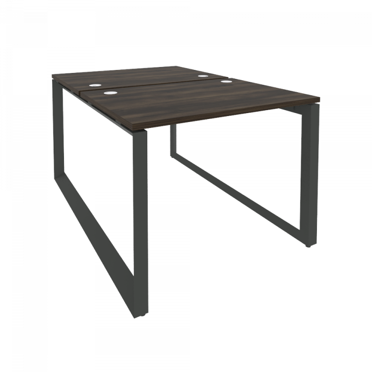 Onix Рабочая станция на О-образном м/к O.MO-D.RS-2.1.7 Дуб Мали/Металл Антрацит 980*1475*750