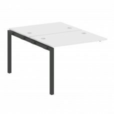 Metal System Quattro Проходной элемент рабочей станции на П-образном м/к 50БП.ПРС-СП-2.1 Белый/Метал