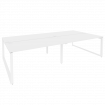 Onix Рабочая станция на О-образном м/к O.MO-D.RS-4.4.8 Белый Бриллиант/Металл Белый 3160*1635*750