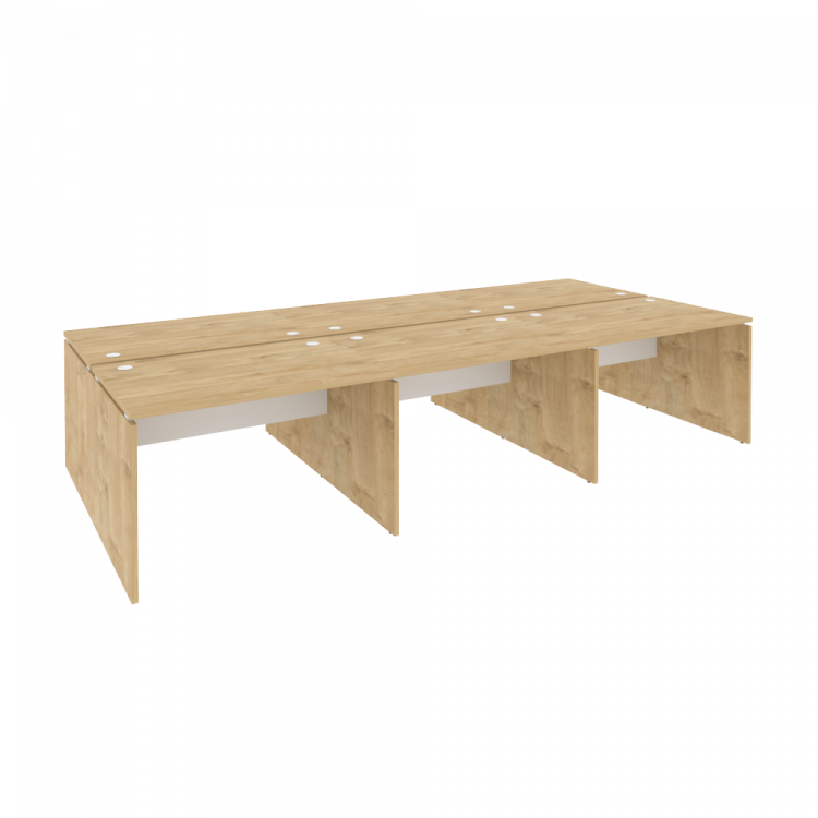 Onix Рабочая станция O.D.RS-6.2.8 Тиквуд Светлый/Белый Бриллиант 3540*1635*750