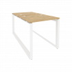 Onix Рабочая станция на О-образном м/к O.MO-D.RS-2.0.7 Тиквуд Светлый/Металл Белый 780*1475*750