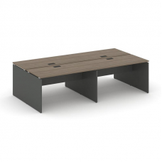 Style Project Рабочая станция 2-х сторон. SN-D.DRS-051 Вяз Благородный/Антрацит/Черная Заглушка 1960