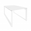 Onix Рабочая станция на О-образном м/к O.MO-D.RS-2.1.8 Белый Бриллиант/Металл Белый 980*1635*750