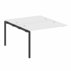 Metal System Quattro Проходной элемент рабочей станции на П-образном м/к 40БП.ПРС-СП-2.2 Белый/Метал