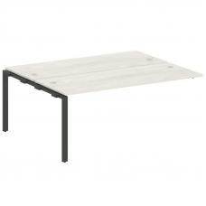 Metal System Проходной элемент рабочей станции на П-образном м/к БП.ПРС-СП-2.5 Дуб Наварра/Металл Ан