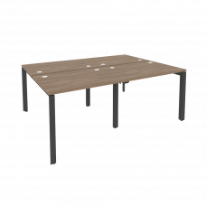 Onix Рабочая станция на П-образном м/к O.MP-D.RS-4.1.7 Дуб Аризона/Металл Антрацит 1960*1475*750