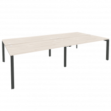 Onix Рабочая станция на П-образном м/к O.MP-D.RS-4.4.8 Денвер Светлый/Металл Антрацит 3160*1635*750