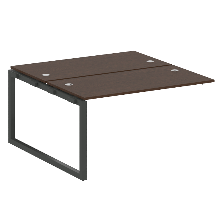 Metal System Quattro Проходной элемент рабочей станции на О-образном м/к 50БО.ПРС-СП-2.3 Венге Цаво/