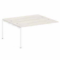 Metal System Quattro Проходной элемент рабочей станции на П-образном м/к 40БП.ПРС-СП-2.4 Дуб Наварра