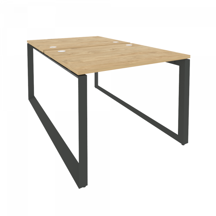 Onix Рабочая станция на О-образном м/к O.MO-D.RS-2.1.8 Тиквуд Светлый/Металл Антрацит 980*1635*750