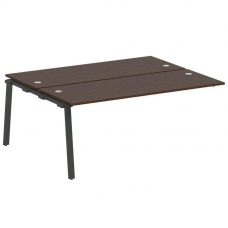 Metal System Проходной элемент рабочей станции на А-образном м/к БА.ПРС-СП-2.5 Венге Цаво/Металл Ант