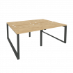 Onix Рабочая станция на О-образном м/к O.MO-D.RS-4.1.8 Тиквуд Светлый/Металл Антрацит 1960*1635*750