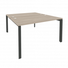 Onix Рабочая станция на П-образном м/к O.MP-D.RS-2.3.8 Дуб Аттик/Металл Антрацит 1380*1635*750