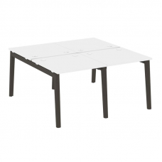 Onix Wood Рабочая станция OW.D.RS-4.0.8 Белый Бриллиант/Дуб Темный/Металл Антрацит 1560*1635*750