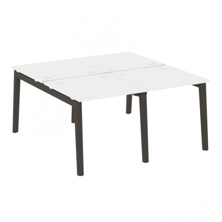 Onix Wood Рабочая станция OW.D.RS-4.0.8 Белый Бриллиант/Дуб Темный/Металл Антрацит 1560*1635*750