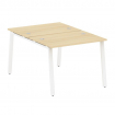 Metal System Рабочая станция на А-образном м/к БА.РАС-СП-2.1 Акация Лорка/Металл Белый 1000*1475*750