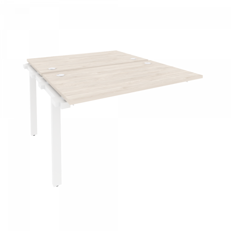 Onix Наборный элемент рабочей станции на м/к O.M-2.NRS-2.7 Денвер Светлый/Металл Белый 1180*1475*750